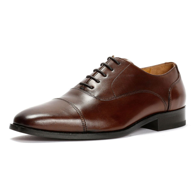 Chapman & Moore Toe Cap Oxford Leather Men's Chocolate Shoes