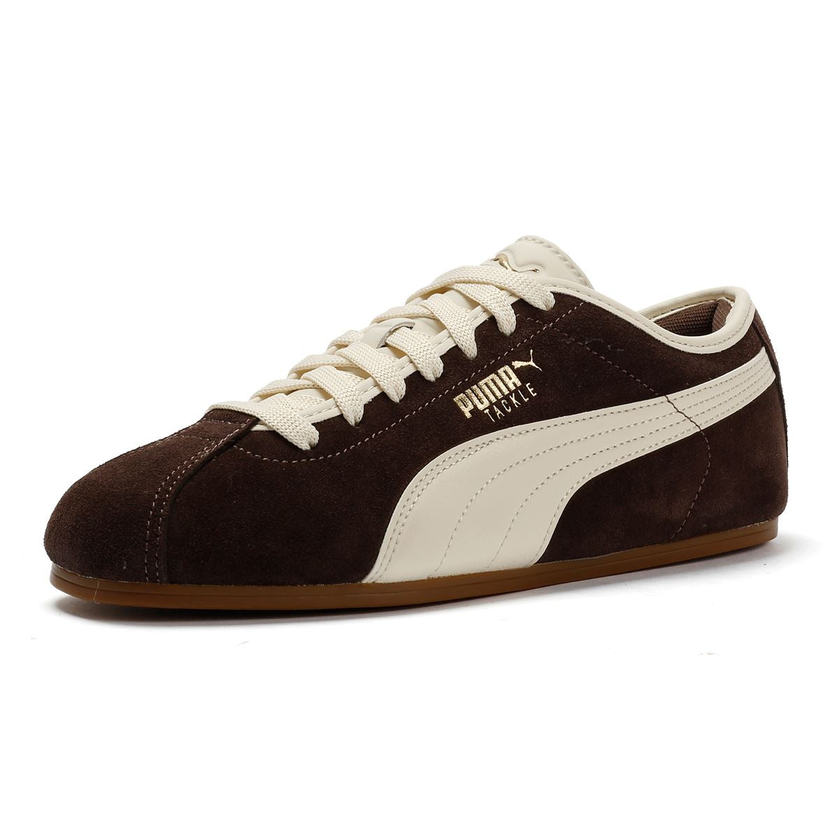 Puma Tackle Suede Chocolate/Alpine Snow Sneakers