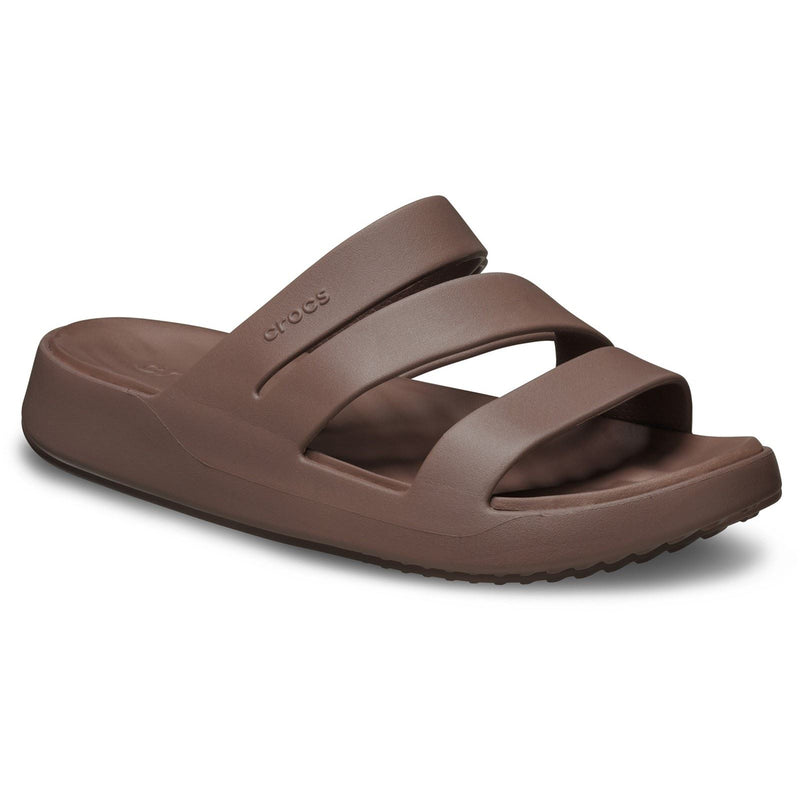 Crocs Getaway Strappy Synthetic Women's Truffle Sandals