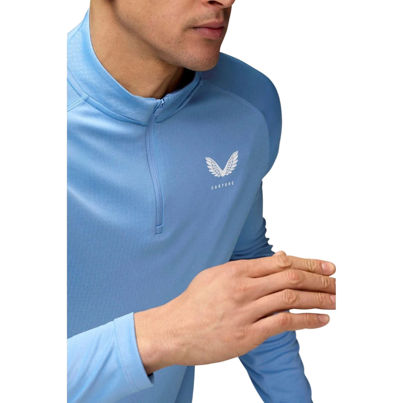 Castore Adapt 1/4 Zip Top Polyester Men's Blue