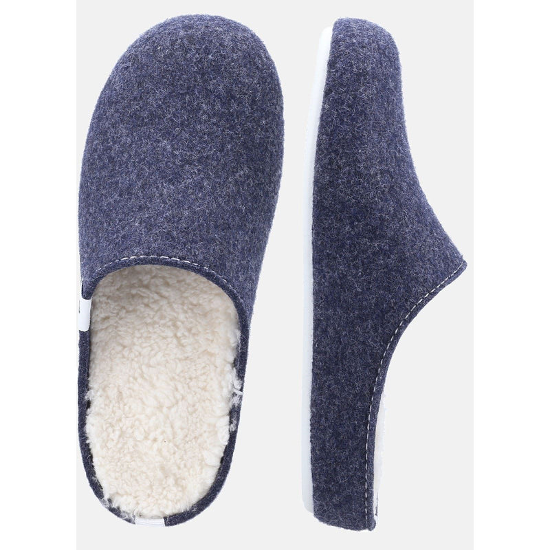 Hush Puppies The Good 90% Recycled RPET Synthetic Women's Navy Slippers
