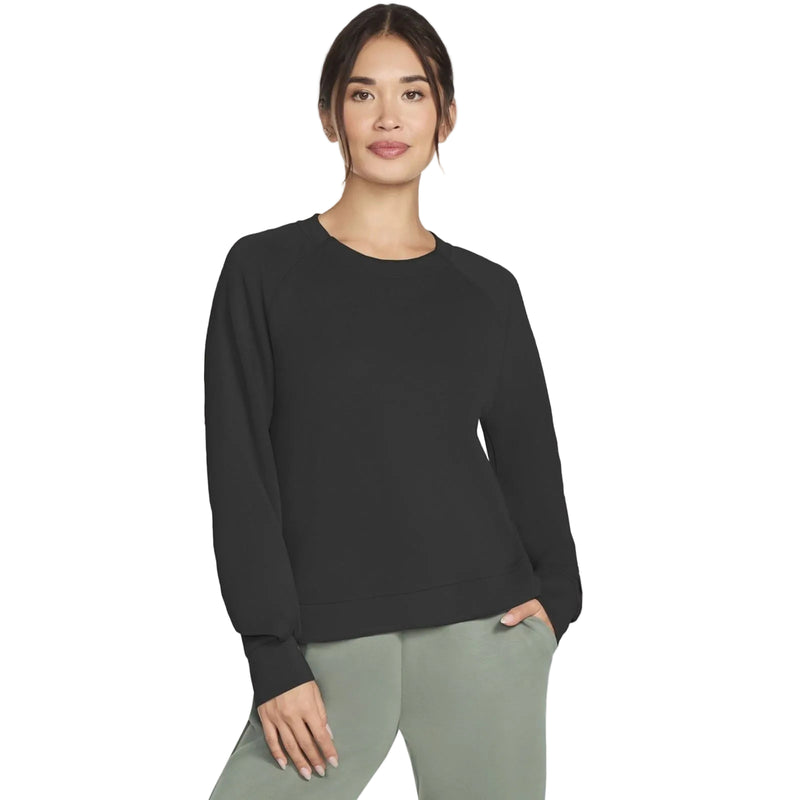 Skechers Performance Skechluxe Elevate Crewneck Women's Black Sweatshirt