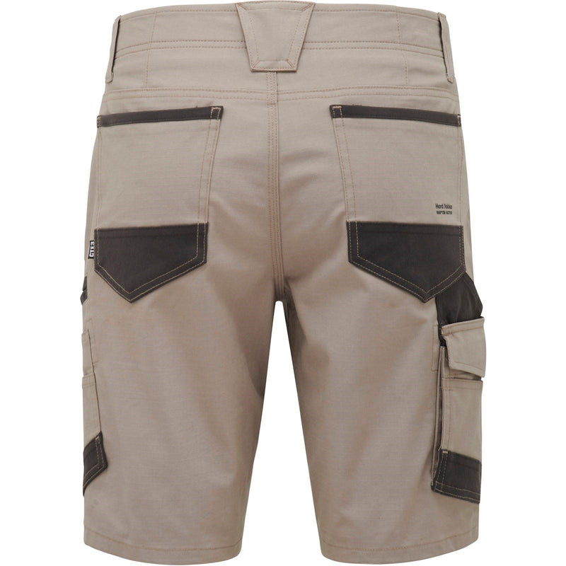 Hard Yakka Raptor Active Cotton Men's Tan Knee-Length Shorts