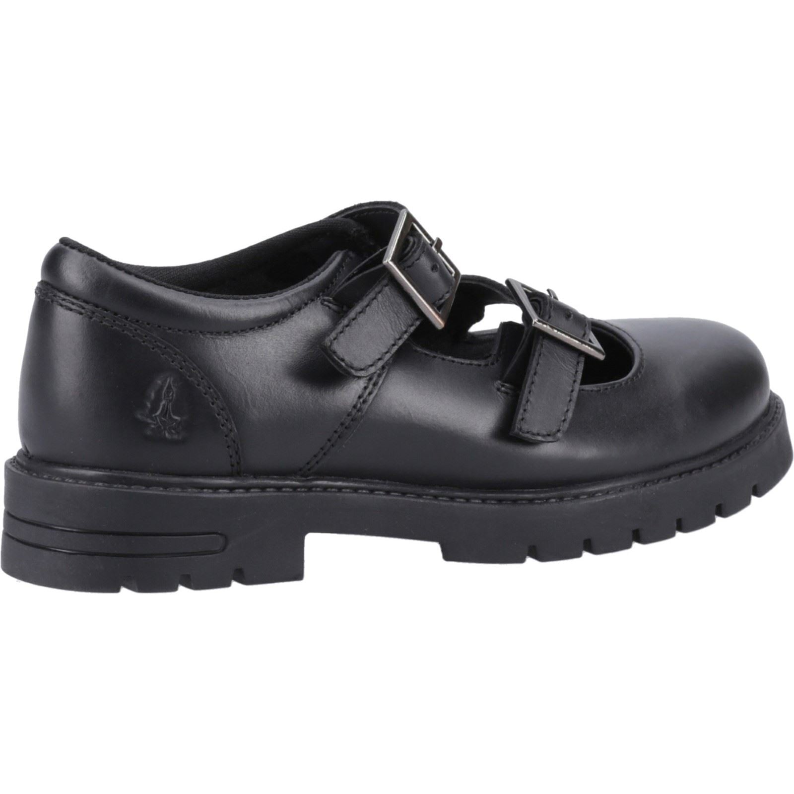 Hush Puppies Ella Junior Leather Girls's Black Shoes
