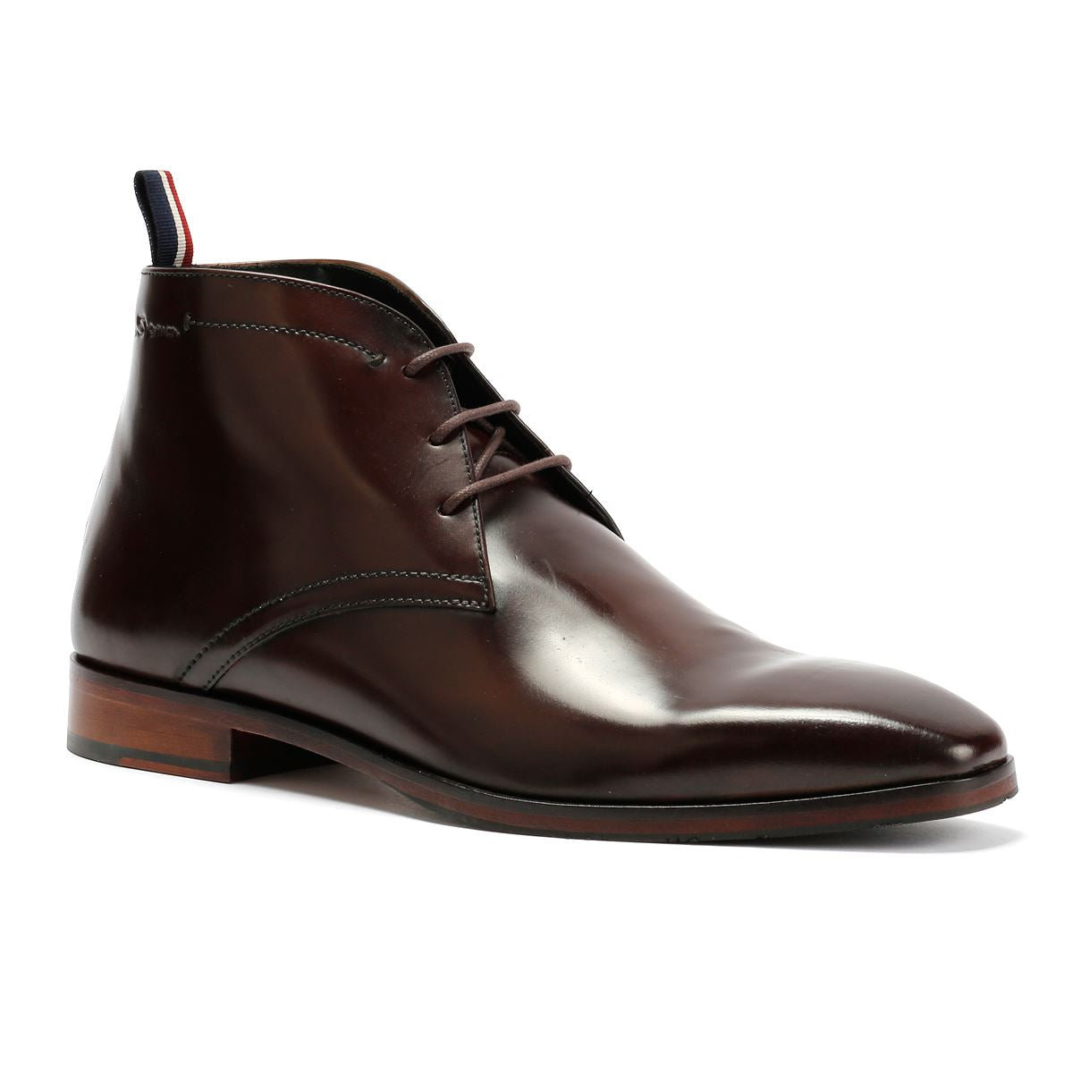 Ben Sherman London Brush Off Leather Men's Brown Boots