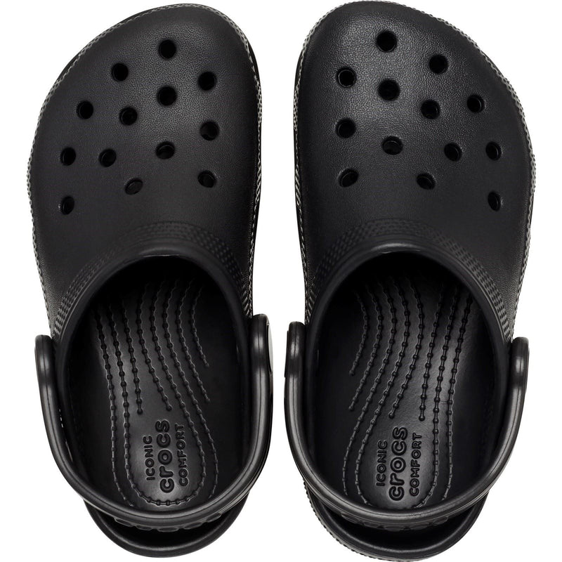 Crocs Kids' Classic Synthetic Black Loafers