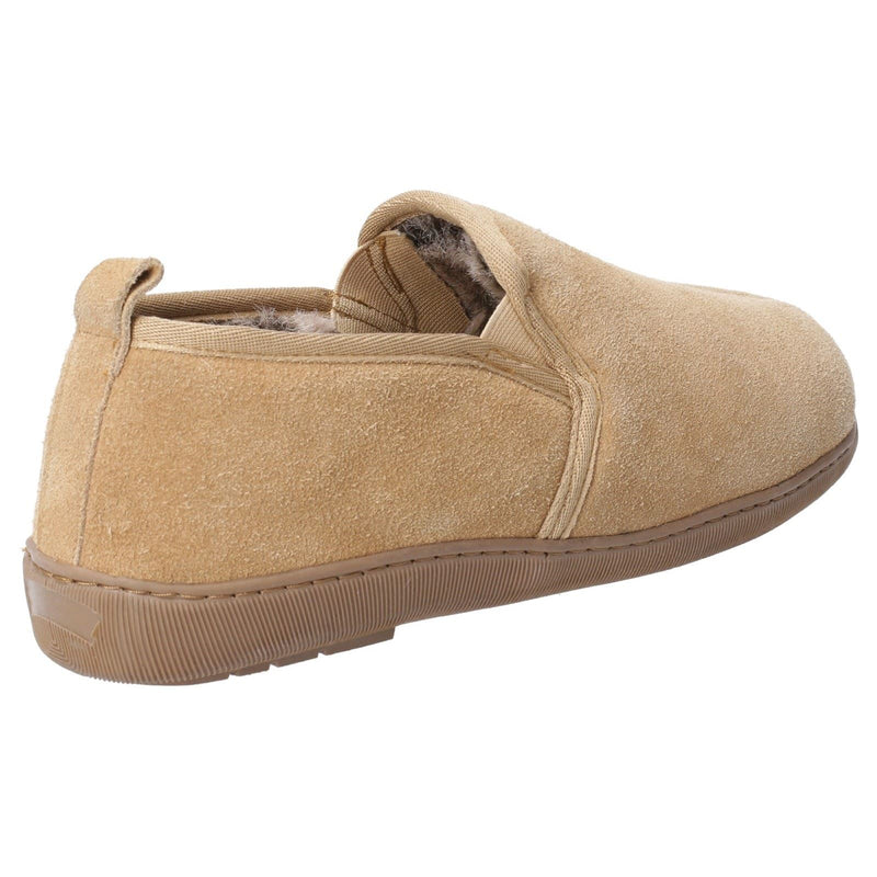 Hush Puppies Arnold Suede Men's Tan Slippers