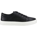 TOMS Kameron Lace-Up Leather Women's Black Metallic Trainers