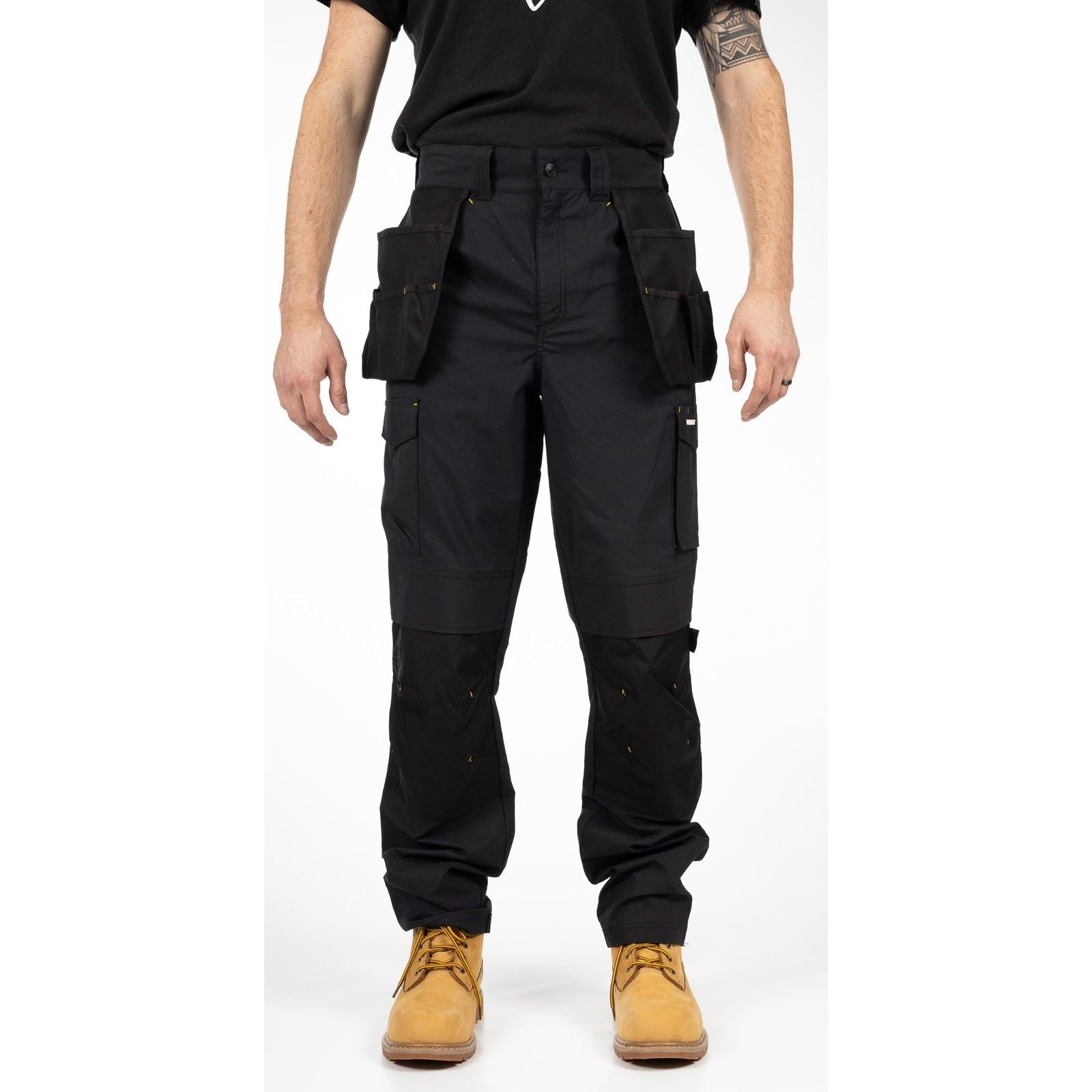 Caterpillar Nexus Holster Stretch Pocket Cotton Men's Black Outdoor Trousers