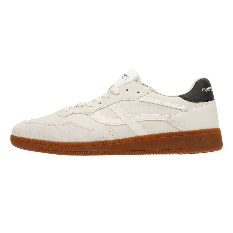 Pompeii Elan Sala Leather Men's Ecru Sneakers