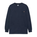 Dickies Pocket Long Sleeve Cotton Men's Blue T-Shirt