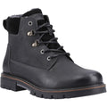 Hush Puppies Pier Leather Men's Black Ankle Boots