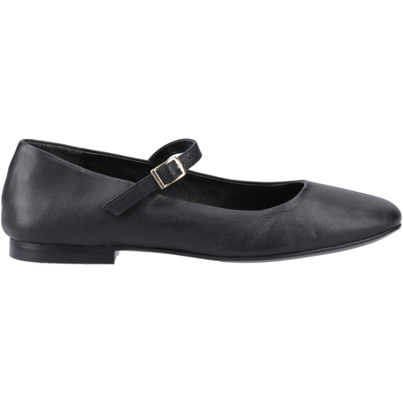 Hush Puppies Pasha Leather Women's Black Leather Shoes