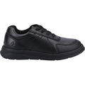 Hush Puppies Robert JNR Leather Boys's Black Lace-Up Shoes
