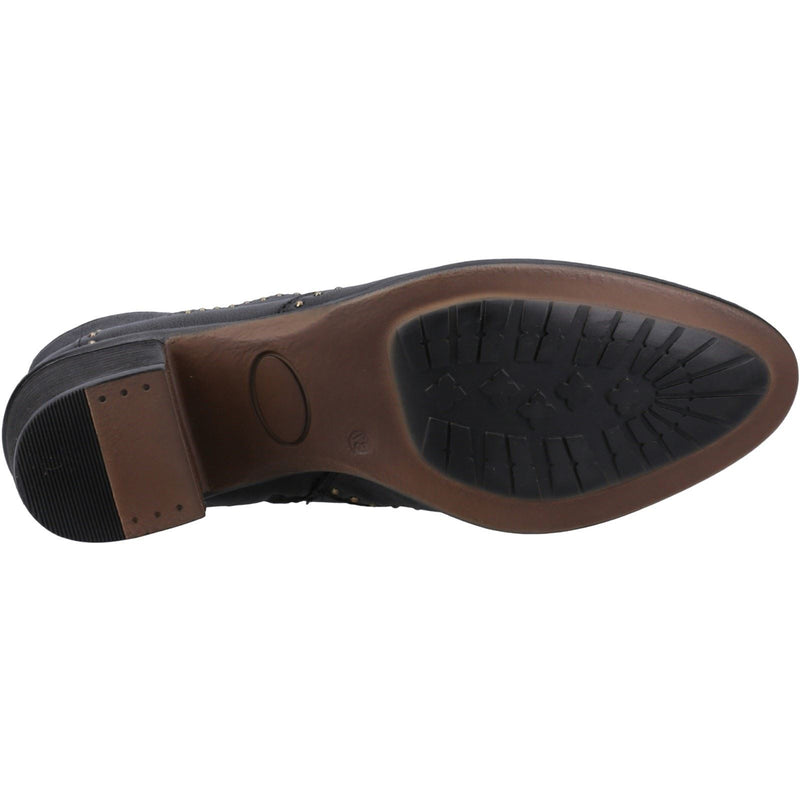 Hush Puppies Waverly Leather Women's Black Boots