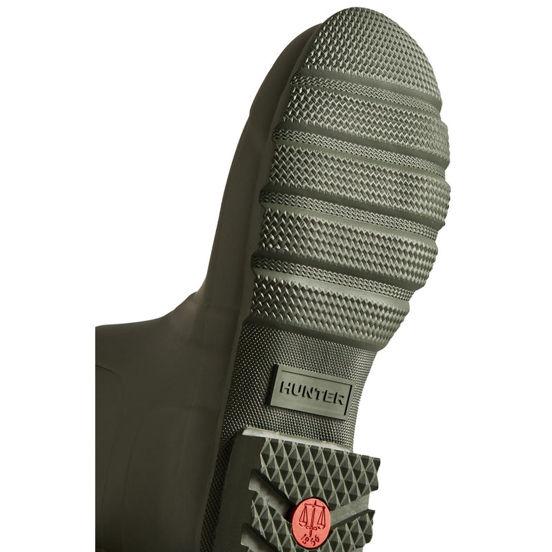 Hunter Original Short Wellington Boots Rubber Men's Dark Olive Wellington Boots