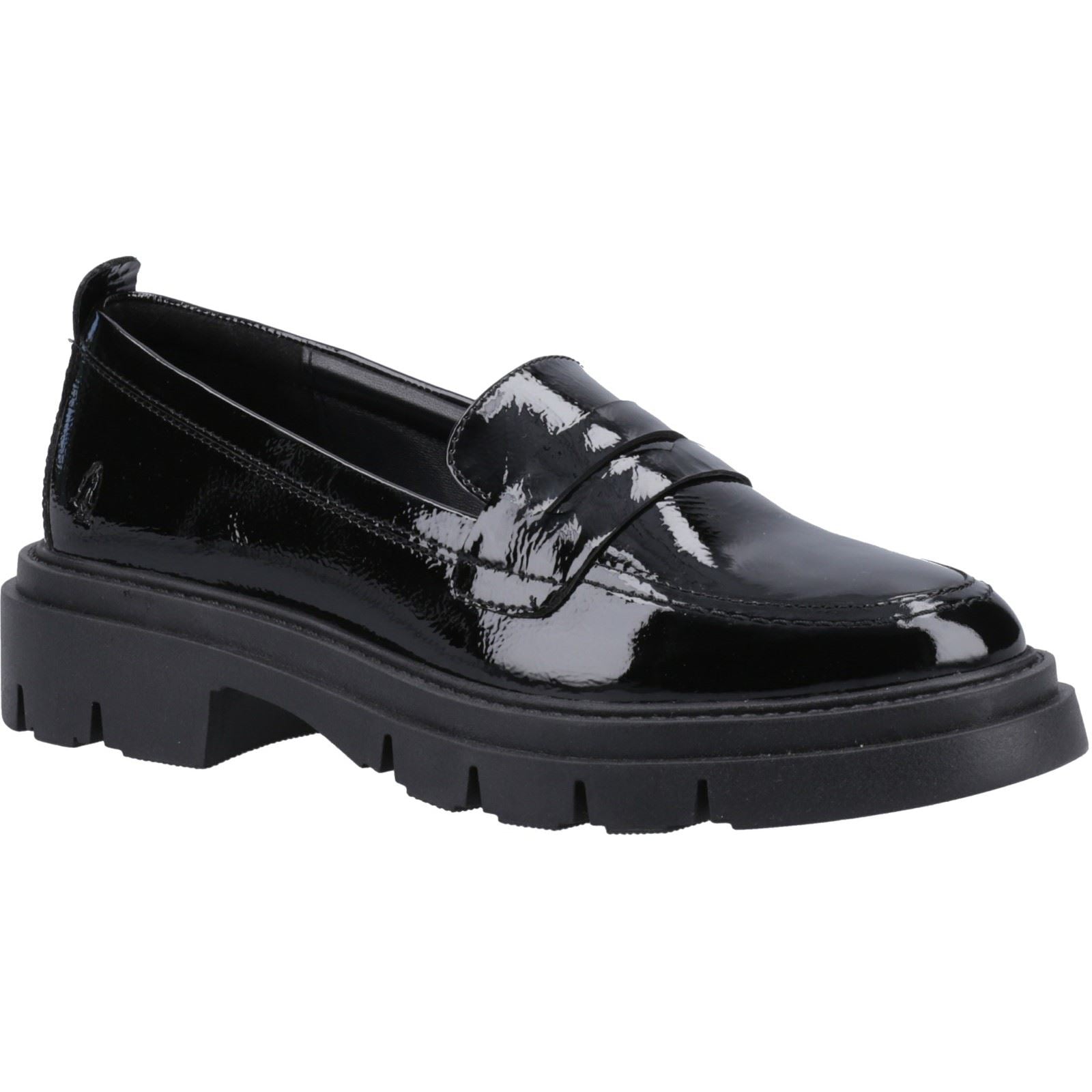 Hush Puppies Reece Leather Women's Black Loafers