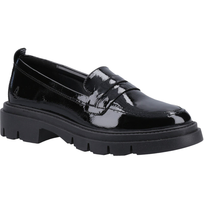 Hush Puppies Reece Leather Women's Black Loafers