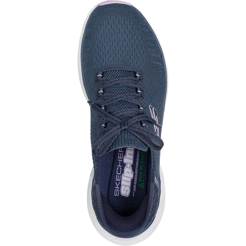 Skechers Edgeride Impression Textile Women's Navy/Lavender Sneakers