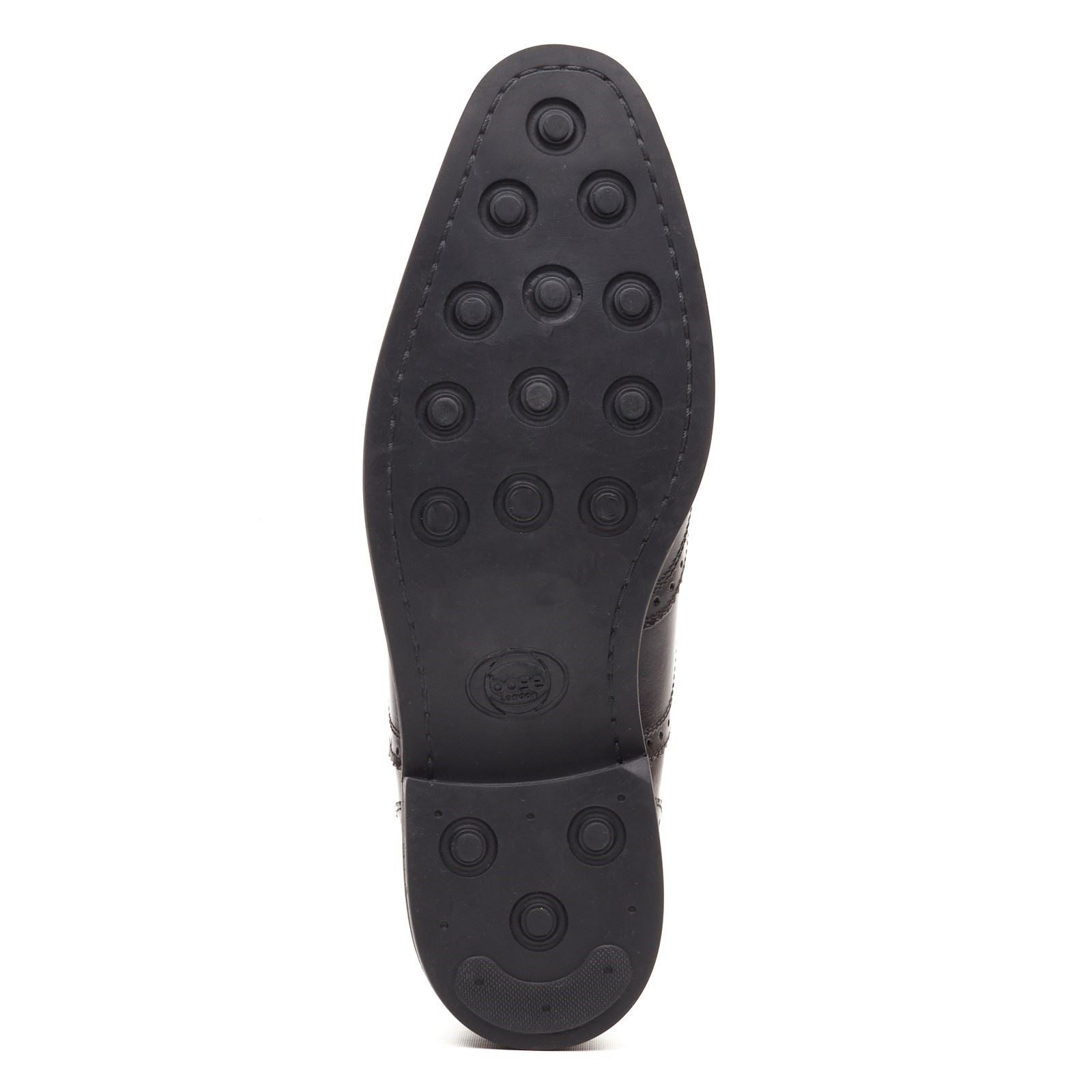 Base London Clarence Leather Men's Black Brogues Shoes
