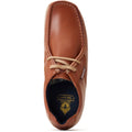 Base London Event Leather Men's SMU Tan Lace-Up Shoes