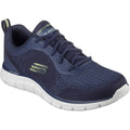 Skechers Track Glendor Synthetic Men's Navy/Lime Sneakers