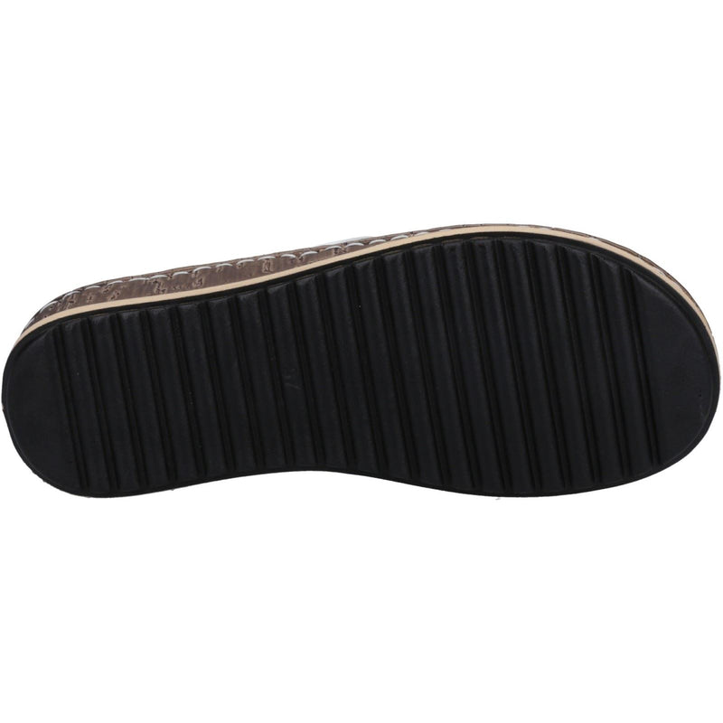 Hush Puppies Elissa Toepost Suede Women's White Sandals