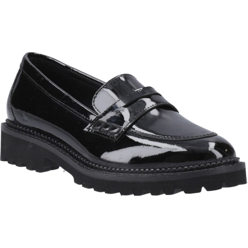 Hush Puppies Grazia Leather Girls's Black Loafers