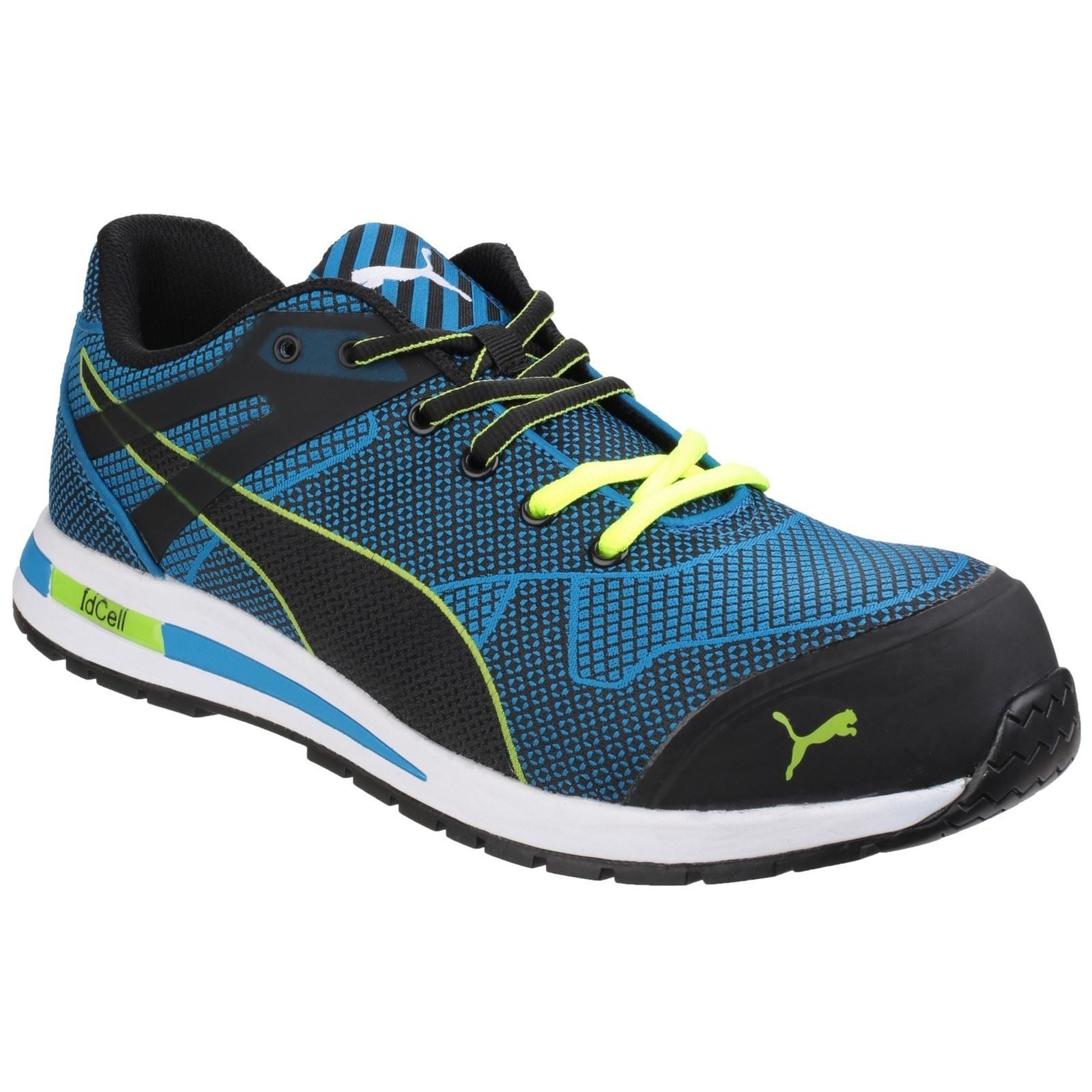 Puma Safety Blaze Knit Low Textile Blue Safety Sneakers