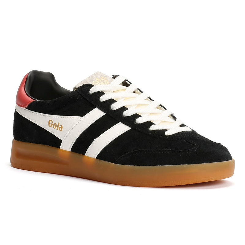 Gola Cyclone Suede Women's Black/Off White/Coral Sneakers