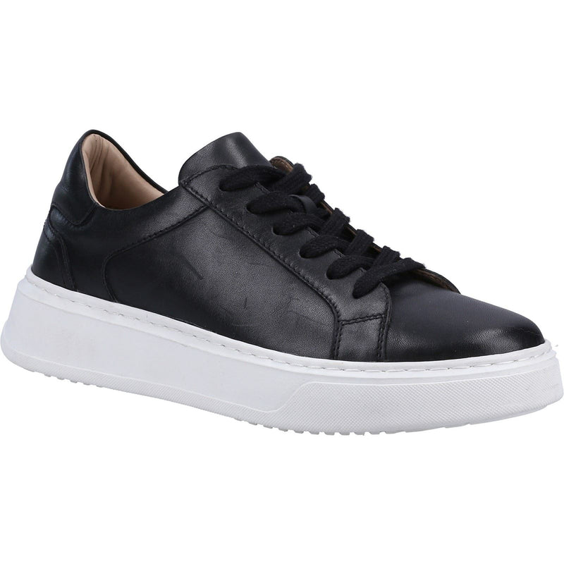 Hush Puppies Camille Leather Women's Black Sneakers