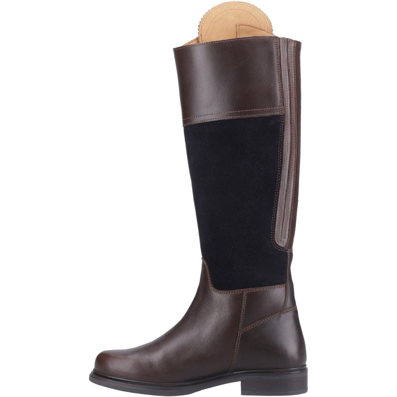 Cotswold Buscot Leather Women's Brown/Navy Boots