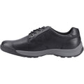 Hush Puppies Vinson Leather Men's Black Lace-Up Shoes