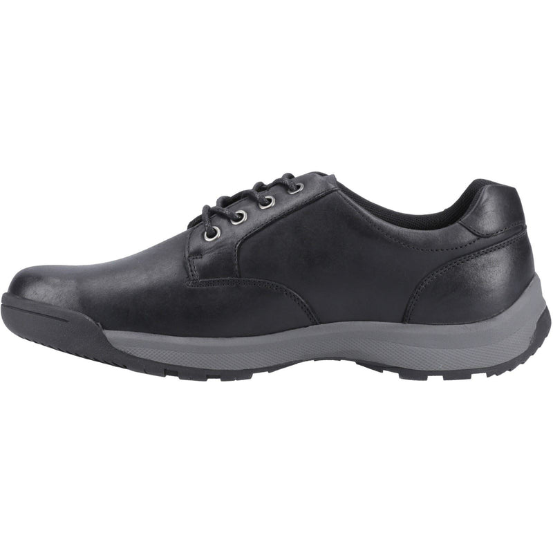 Hush Puppies Vinson Leather Men's Black Lace-Up Shoes