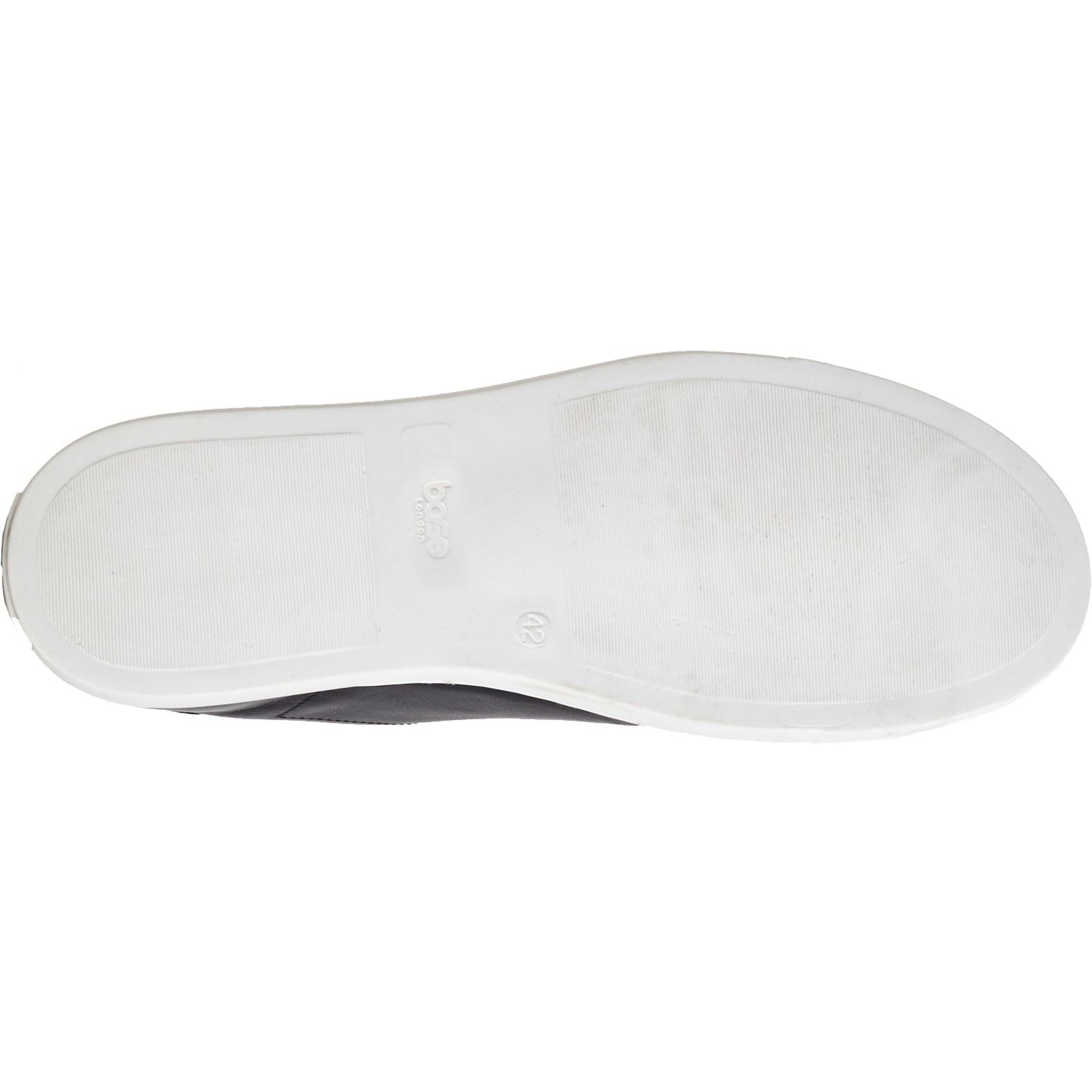 Base London Tucker Leather Men's Black Sneakers