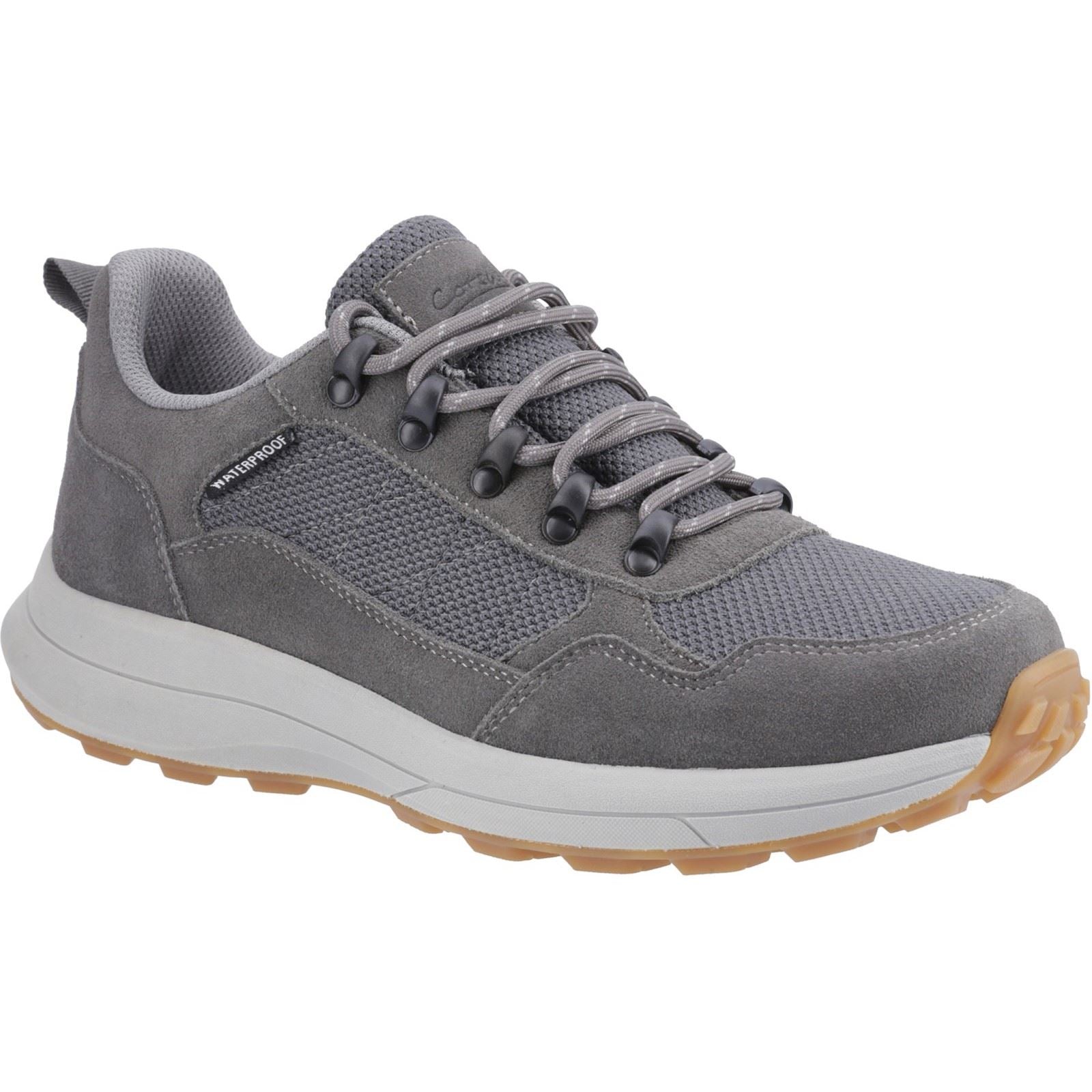 Cotswold Elmfield Suede Mesh Men's Grey Sneakers