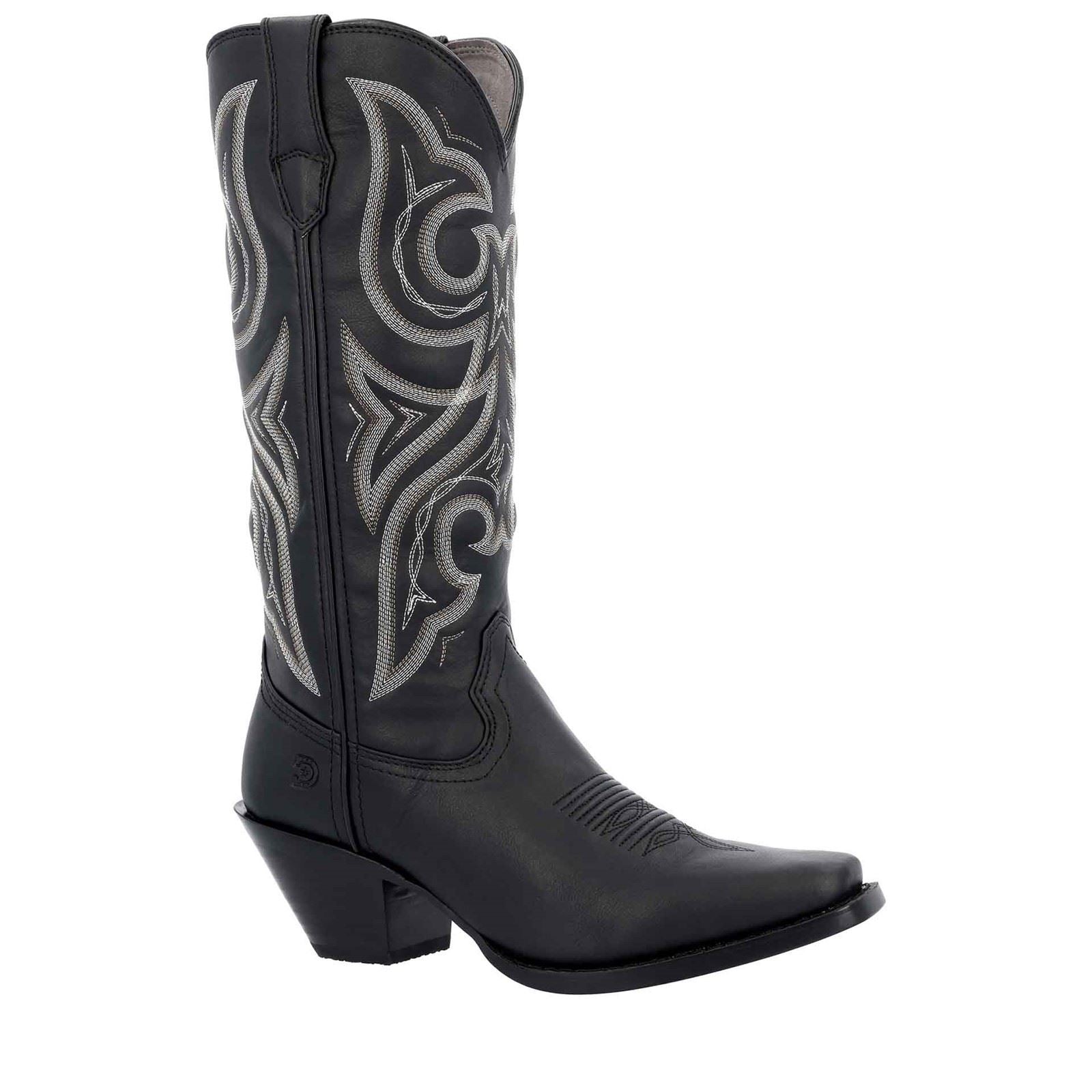 Durango Crush Faux Leather Women's Black Boots