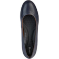 Geox D ELEANA A Leather Bovine Full Grain Women's Navy Heels