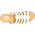 Hush Puppies Willow Slide Leather Women's White Wedges