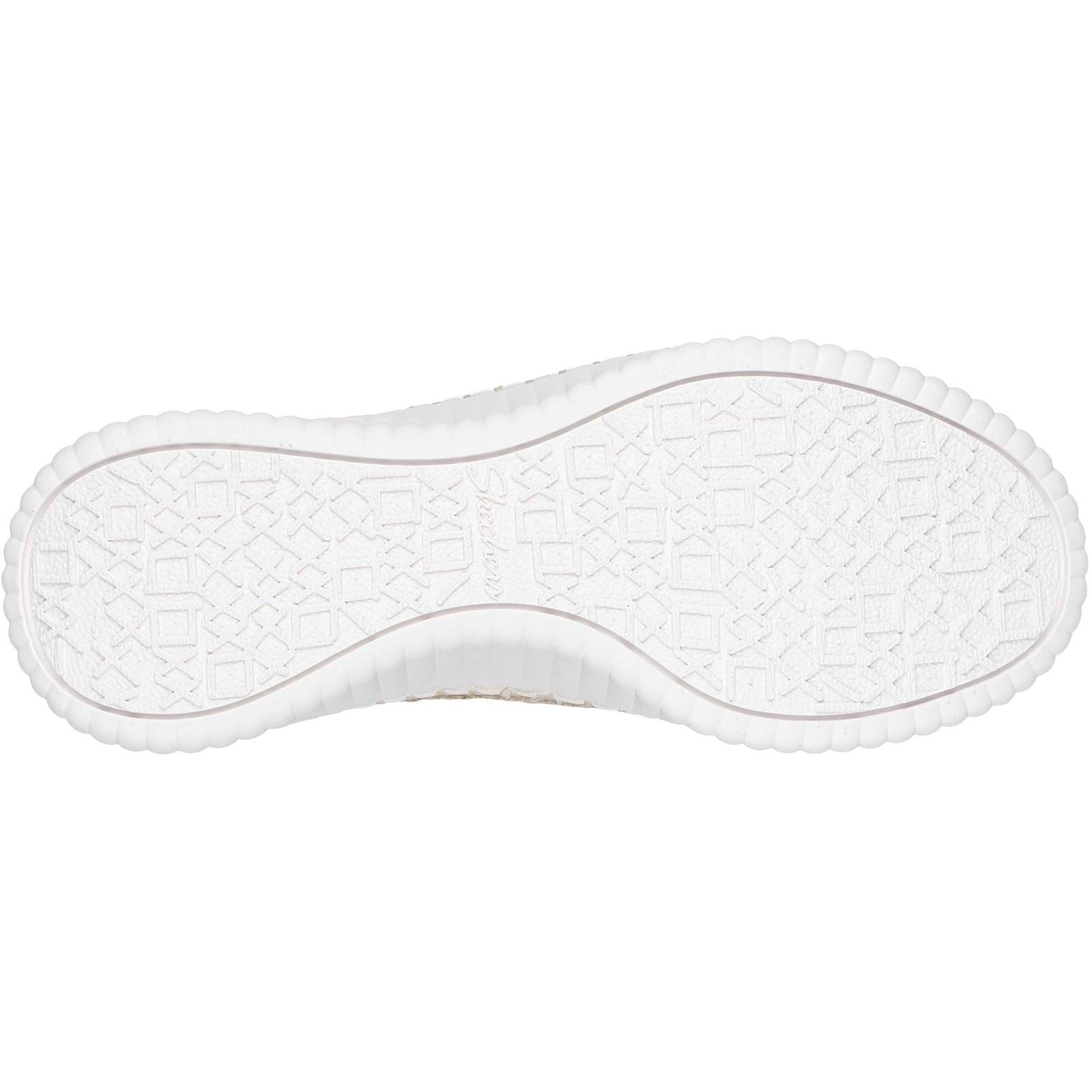 Skechers Wilshire Blvd - Bellevue Polyester Women's Off White Sneakers