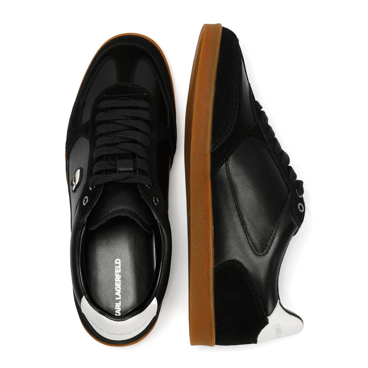 Karl Lagerfeld Kandidate NFT Leather Women's Black Sneakers