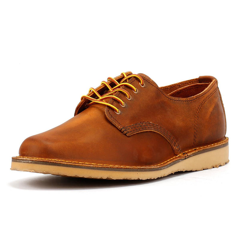 Red Wing 3604 Weekender Oxford Rough & Tough Leather Men's Copper Lace-Up Shoes