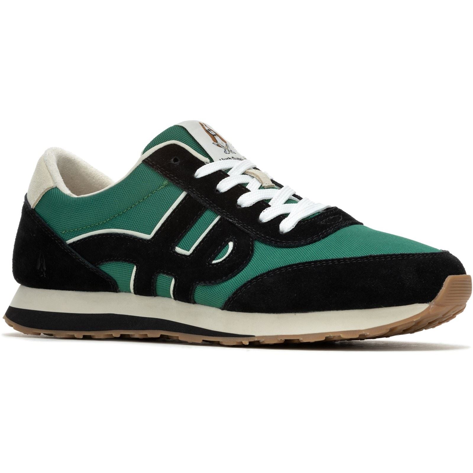 Hush Puppies Seventy8 Leather Men's Green Trainers