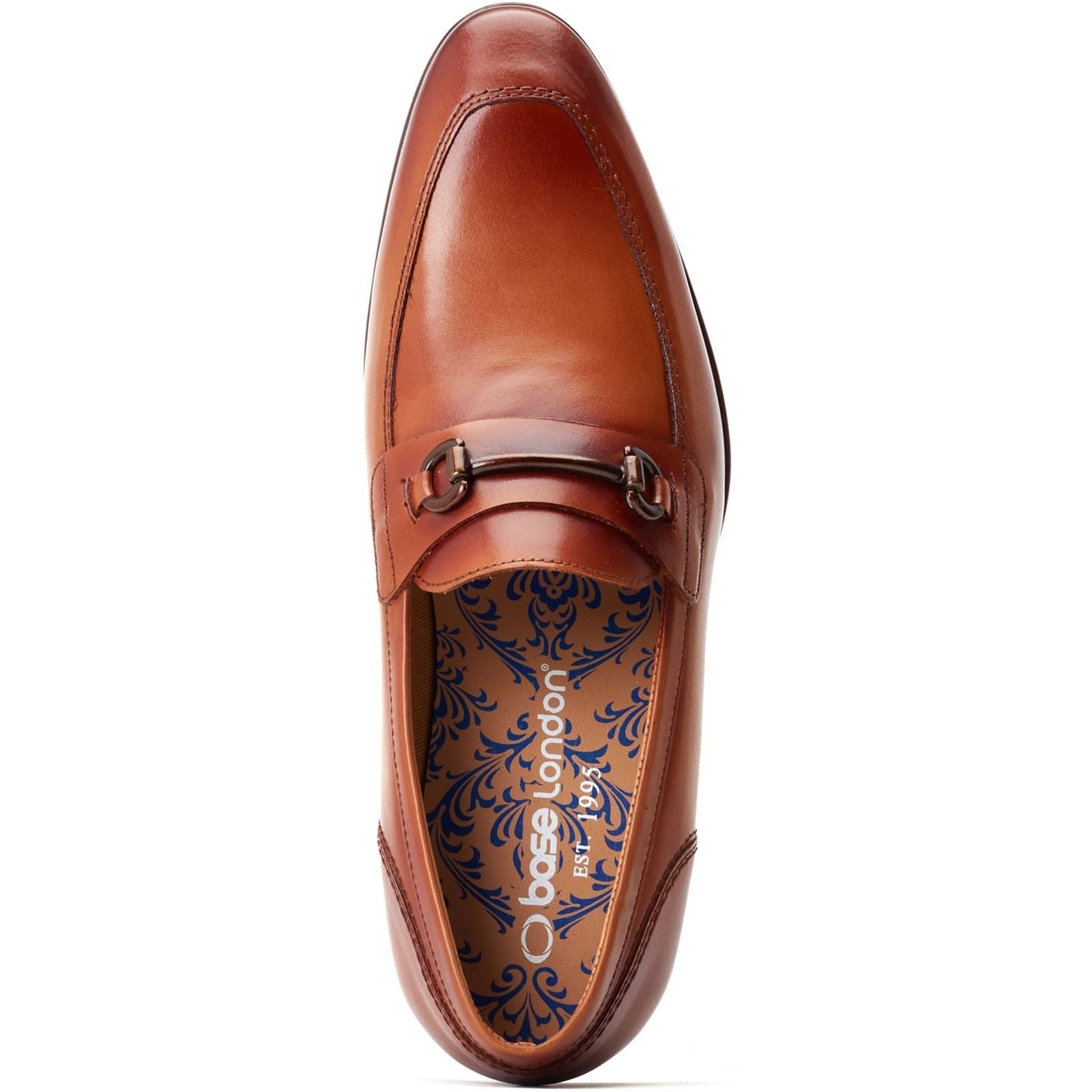Base London Russo Leather Men's Burnt Tan Loafers