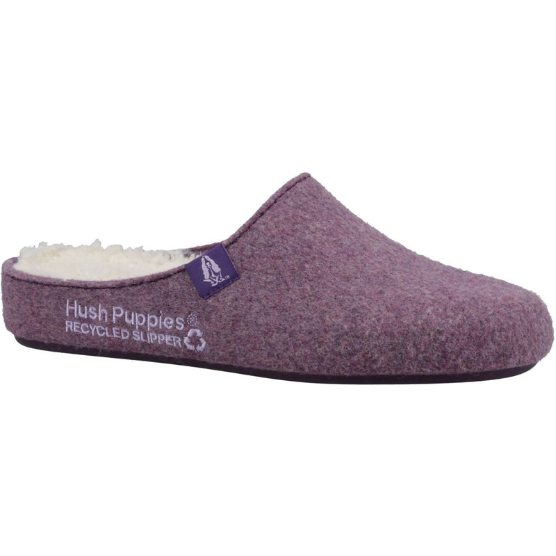 Hush Puppies The Good 90% Recycled RPET Synthetic Women's Purple Slippers