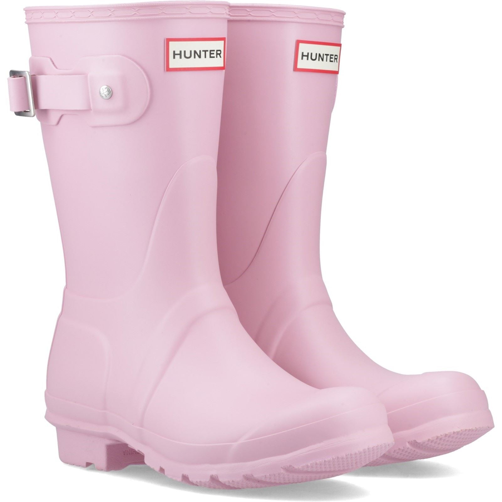 Hunter Original Short Rubber Women's Pink Nectar Wellington Boots