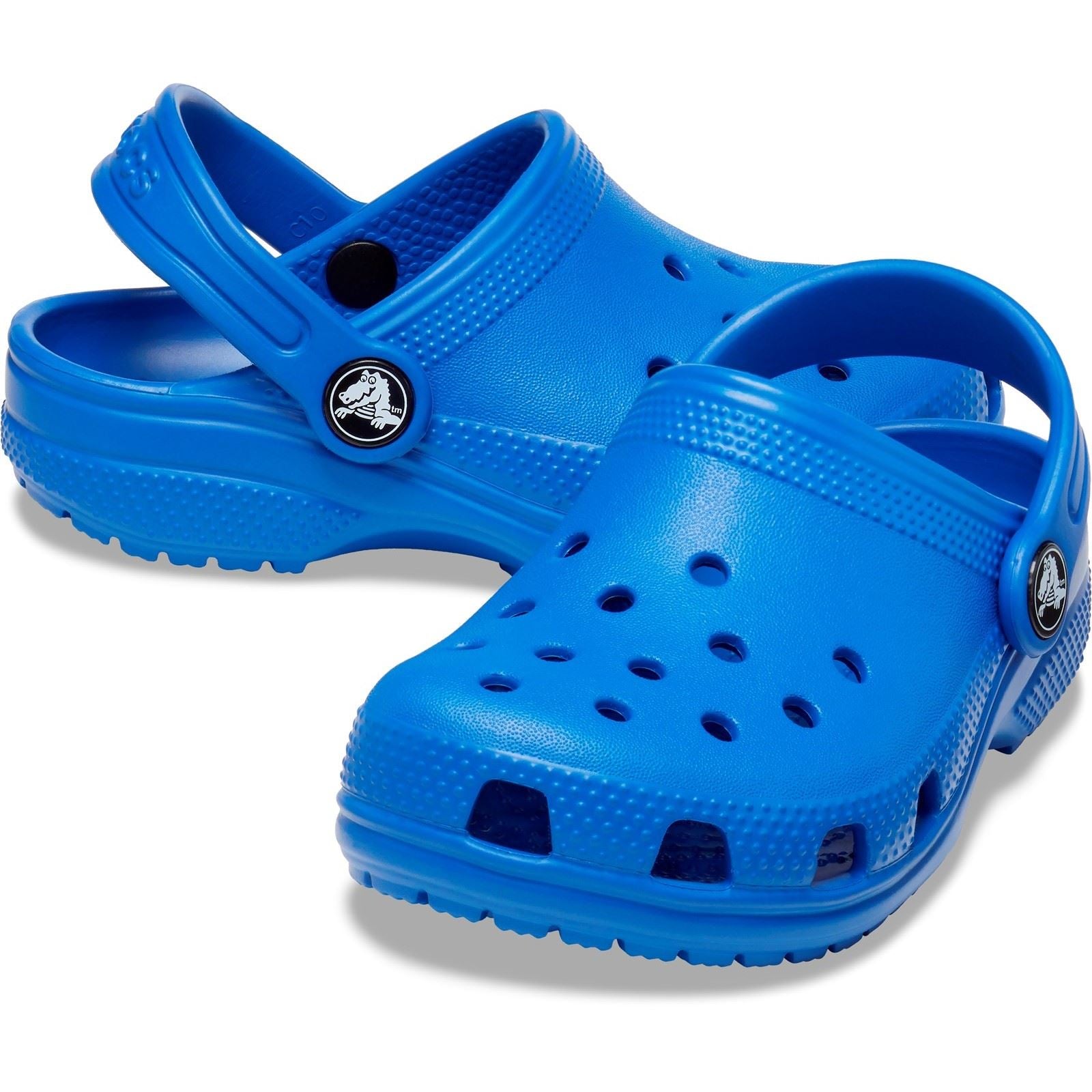 Crocs Toddler Classic Synthetic Blue Bolt Loafers