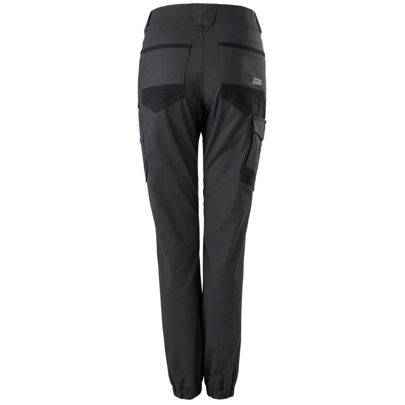 Hard Yakka Raptor Cuffed Cotton Women's Black Outdoor Trousers