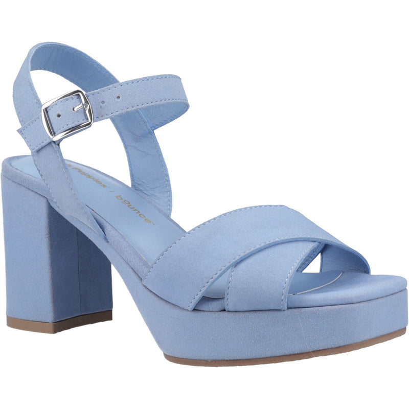 Hush Puppies Ophelia Suede Women's Blue Sandals