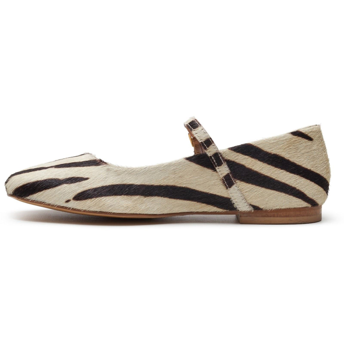 Hush Puppies Pasha Leather Women's Zebra Flats